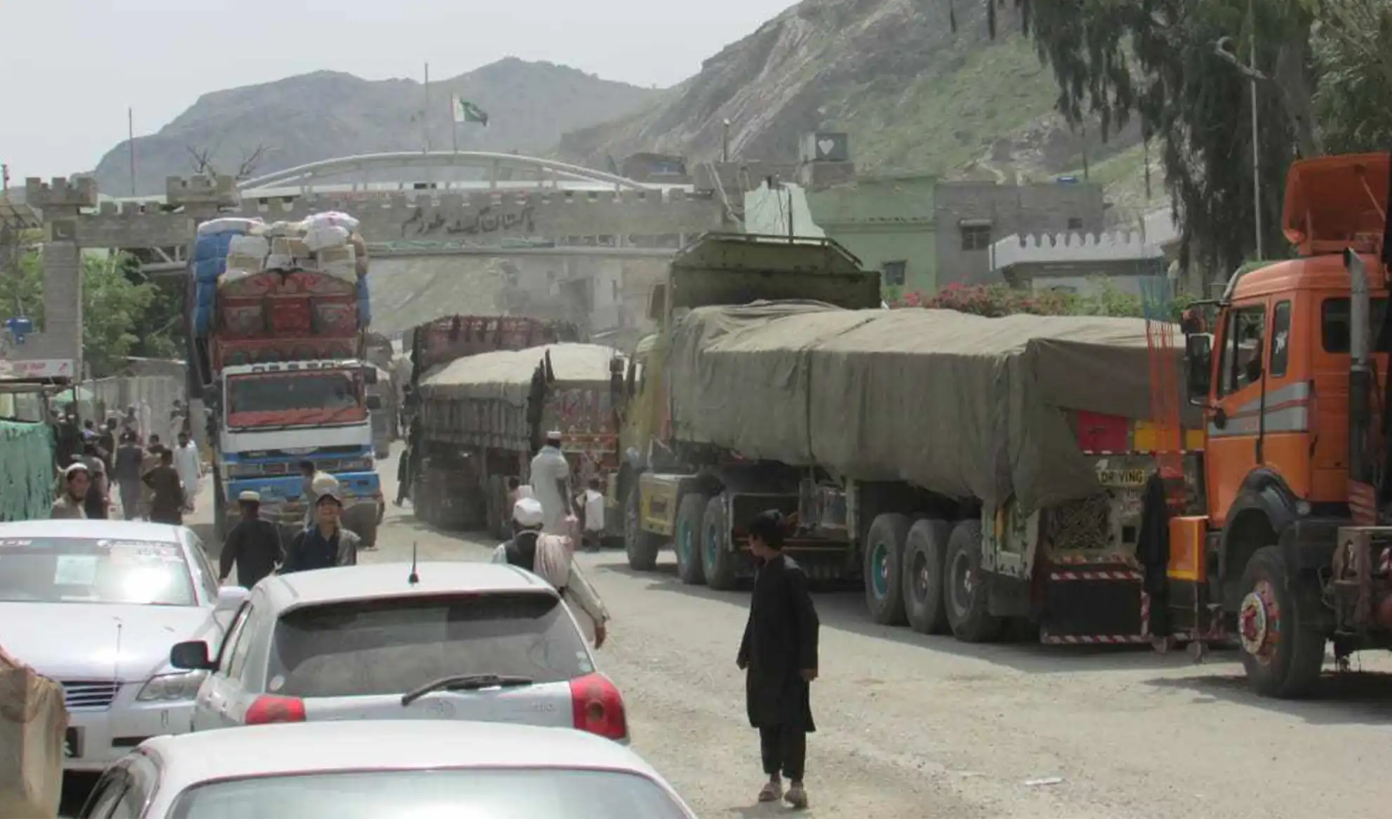 Child labor dies after being hit by truck at Torkham