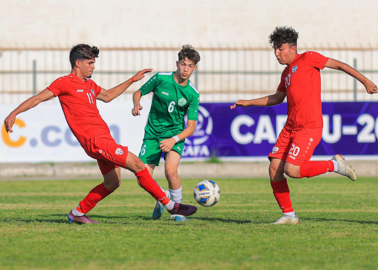تیم ملی فوتبال زیر ۲۰ سال افغانستان در برابر ترکمنستان پیروز شد