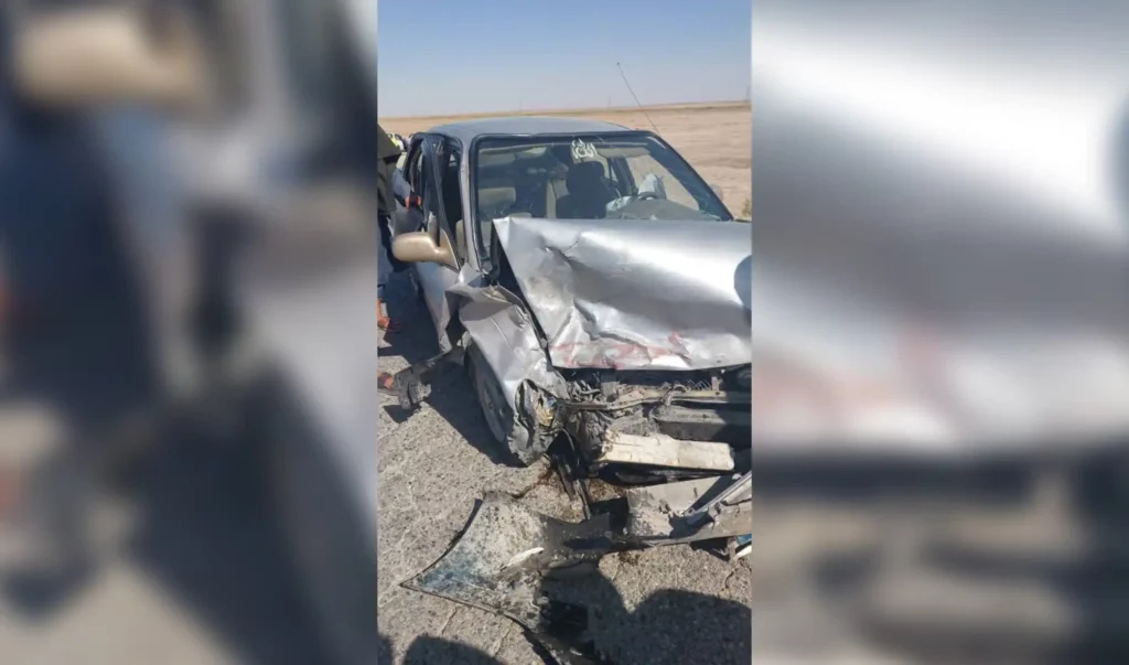حادثۀ ترافیکی در شاهراه شبرغان – مزارشریف ۹ زخمی بر جا گذاشت