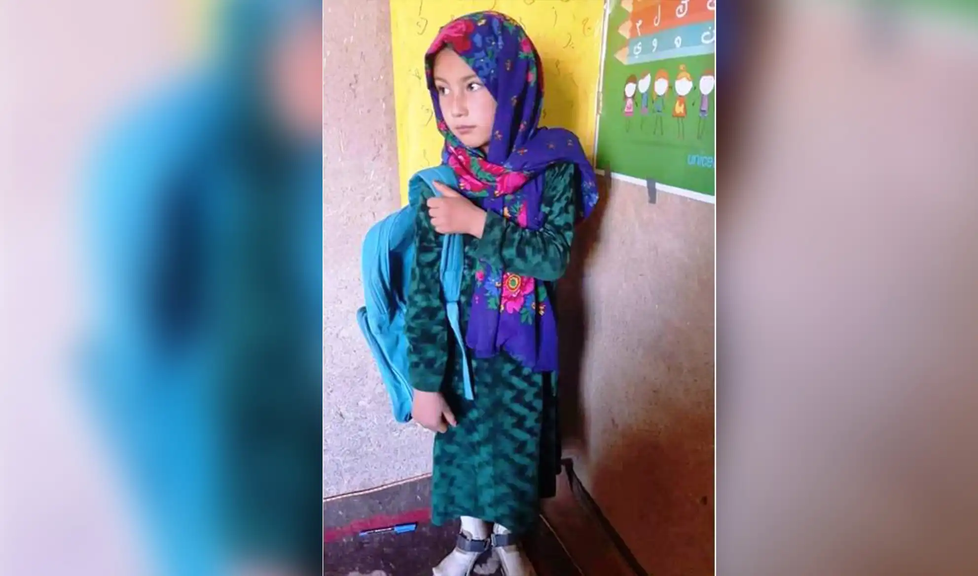 Disabled Zahra committed to get education, become physician
