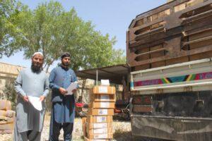 Zabul schools students distributed stationery items
