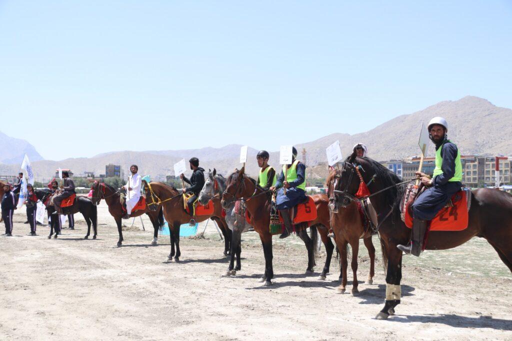 ششمین دور مسابقات ملی اسپ‌دوانی در کابل آغاز شد