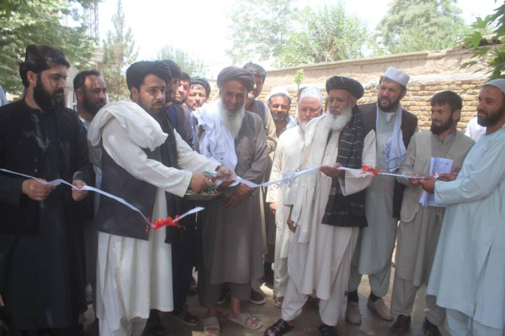 به ارزش بیش از ۲۴ میلیون افغانی کار پنج پروژۀ آبرسانی در تخار آغاز شد