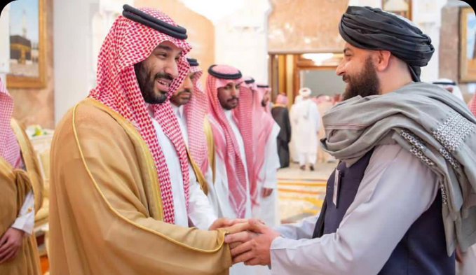 Maulvi Yaqub meets Saudi crown prince Mohammad bin Salman