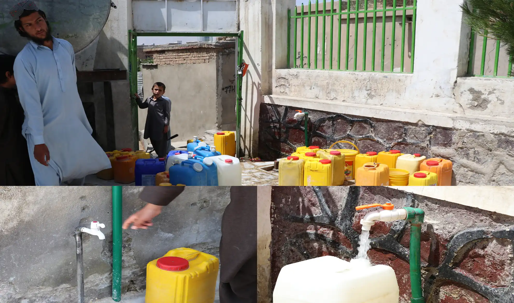 برخی باشنده‌گان ناحیۀ پنجم شهر کابل از کمبود آب آشامیدنی صحی شاکی‌اند
