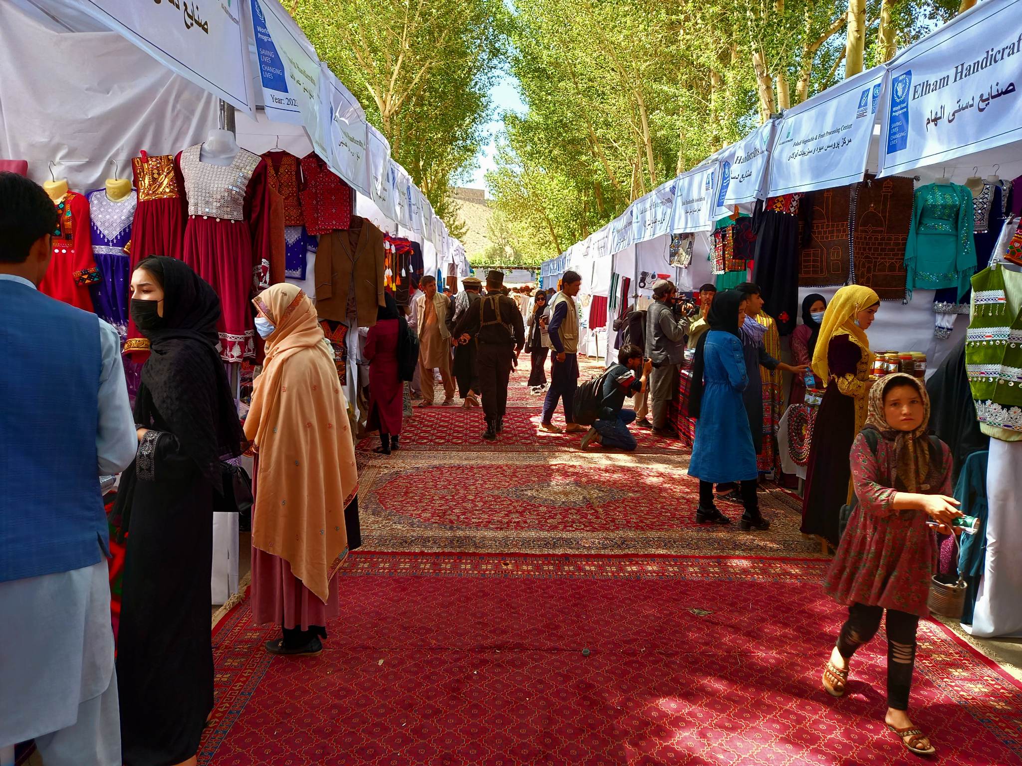 Women-made products go on display in Bamyan