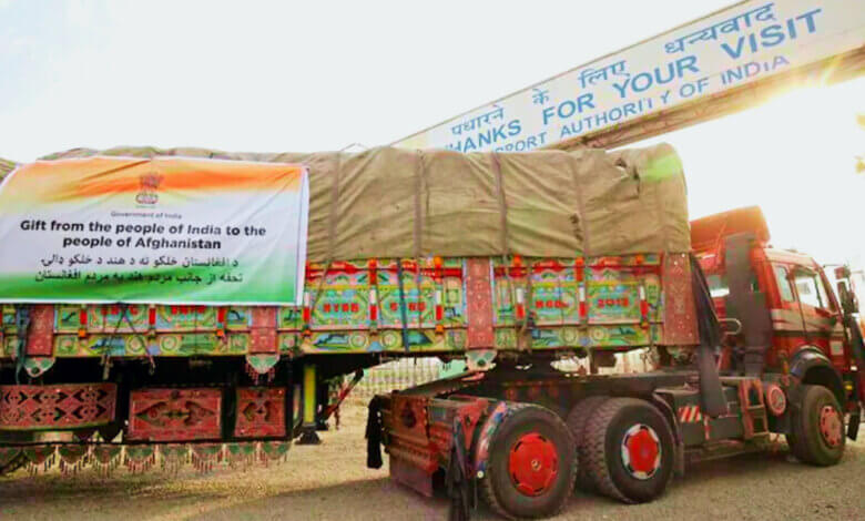 10,000 tonnes of wheat aid from India reaches Afghanistan