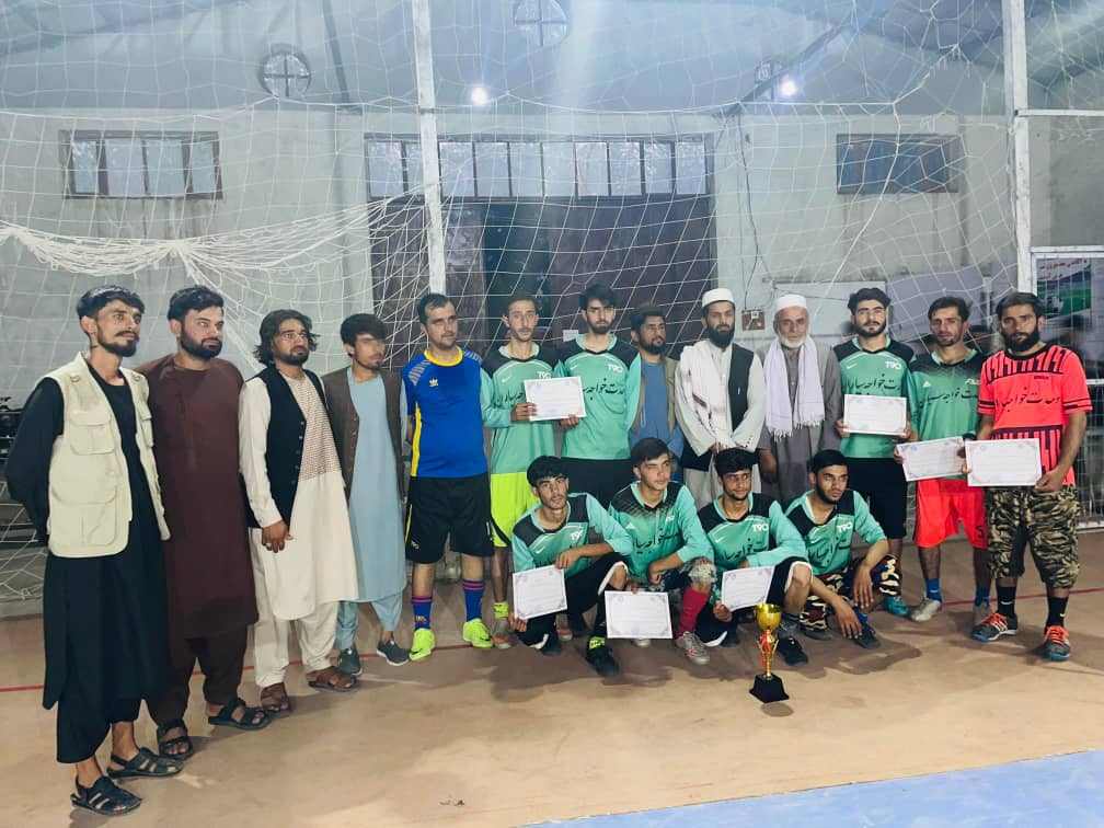  مسابقات فوتسال جام عید سعید اضحی در پروان با قهرمانی تیم «وحدت خواجه سیاران» پایان یافت