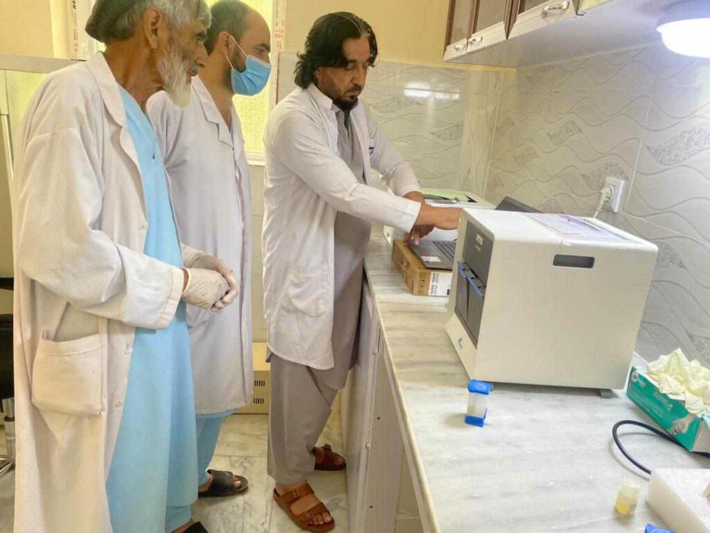 TB diagnostic machine installed in Takhar hospital