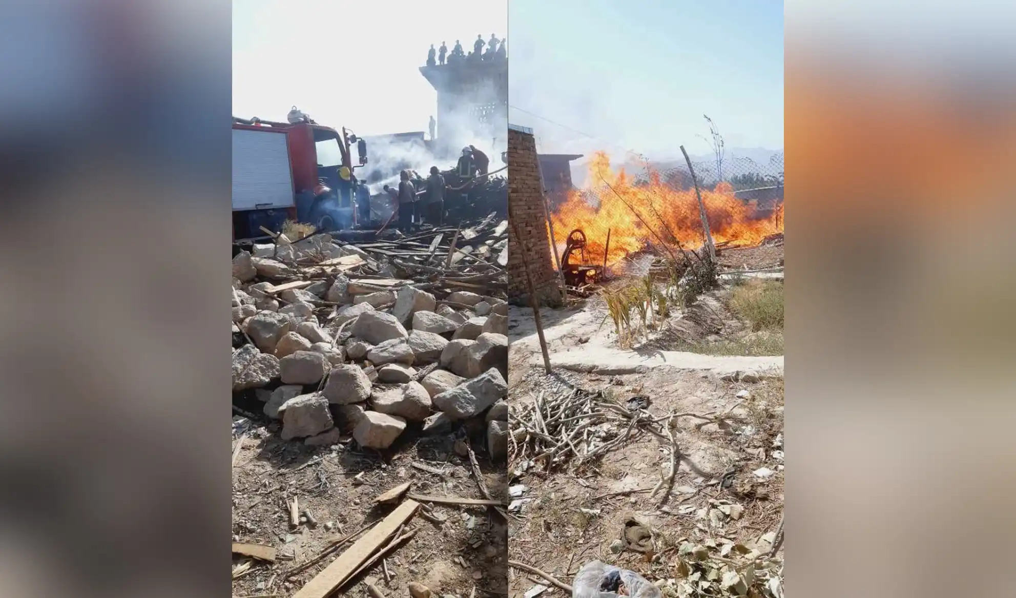 آتش‌سوزی در ولسوالی بگرام پروان سه میلیون افغانی خسارت وارد کرده‌است