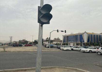 Traffic lights being installed in Kabul, first-tier provinces