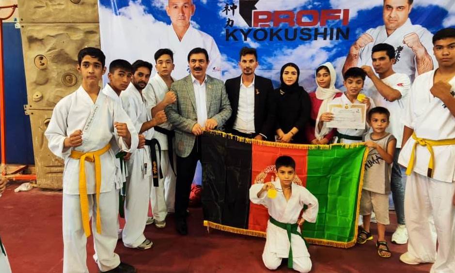 تیم کیوکوشین کاراتۀ افغانستان نایب قهرمان مسابقات بین‌المللی کاراته شد