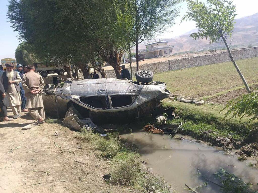 حادثۀ ترافیکی در بدخشان یک کشته و چهار زخمی بر جا گذاشت