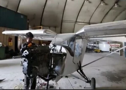Ariana Airlines engineer builds four-seater plane