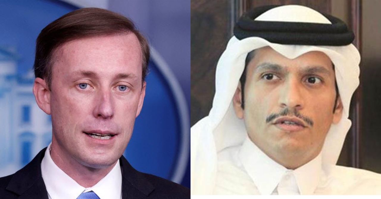 گفتگوی تیلفونی نخست‌وزیر قطر با مشاور امنیت ملی کاخ سفید؛ بر ادامۀ کمک‌های بشردوستانه به افغانستان تاکید شد