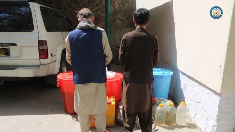 قوماندانى امنيۀ کابل: یک کارخانۀ تولید شراب کشف و از بین برده شد