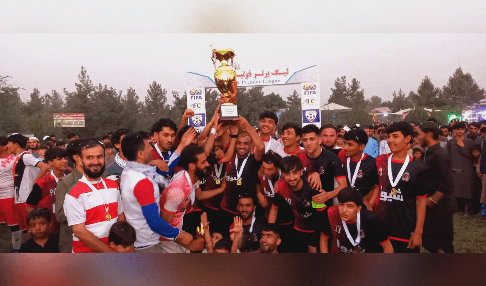 Shiva club wins Takhar Football Premier League title