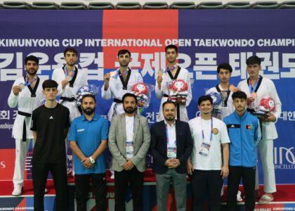 Afghans bring 6 medals home from South Korea