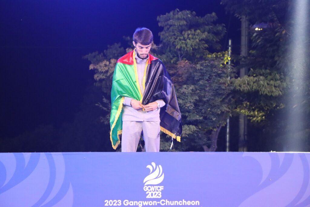 محسن رضایی از افغانستان قهرمان فستیوال جهانی تکواندو شد