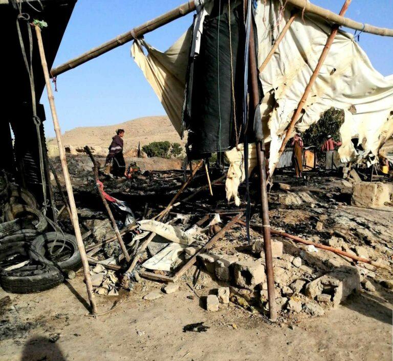 د هلمند کجکي ولسوالۍ بازار کې د اورلګېدنې له امله ۱۸ دوکانونه سوځېدلي