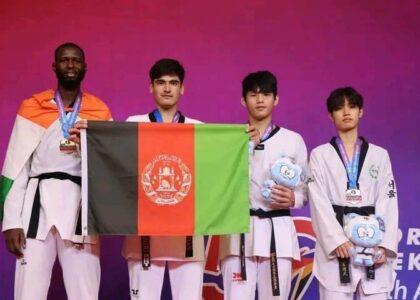 Amiri wins gold for Afghanistan in G-2 Korea Open