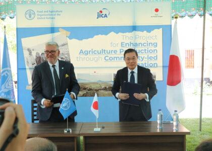 Japan pledges $9.5 million for agriculture sector