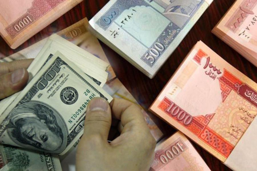 ارزش پول افغانی در برابر دالر امریکایی نسبت به یک ماه قبل ۲.۵ درصد افزایش یافته‌است