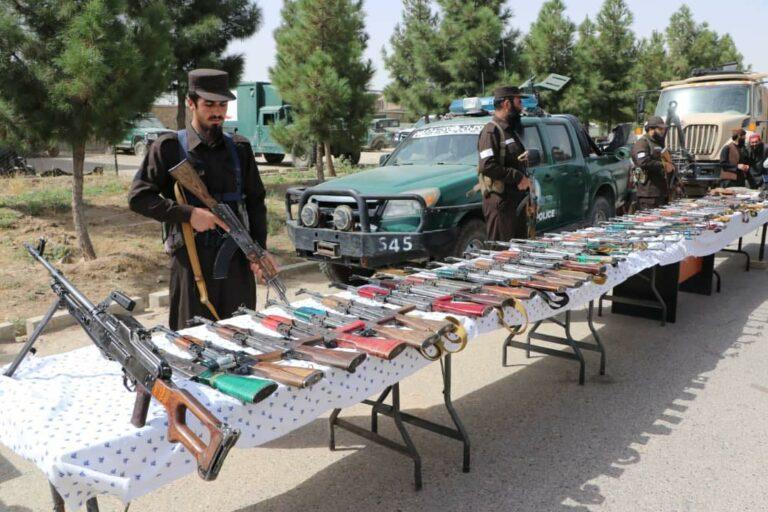 یک ذخیره‌گاه مهمات و سلاح در بلخ کشف و ضبط شد
