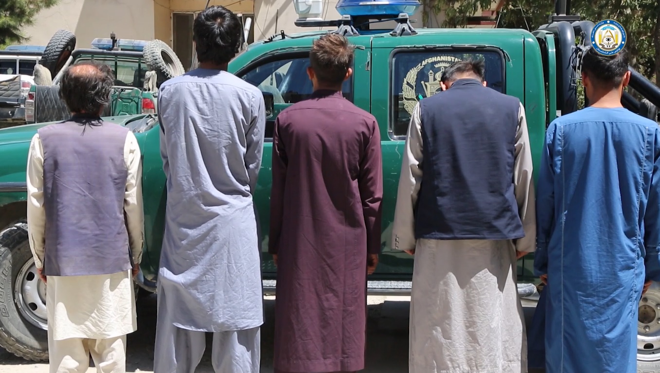 5 detained on robbery, murder charges in Kabul