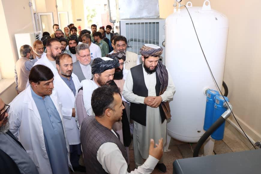 Oxygen plant inaugurated in Balkh Zonal Hospital