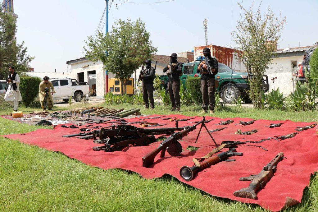 Weapons, military equipment seized in Khost raids
