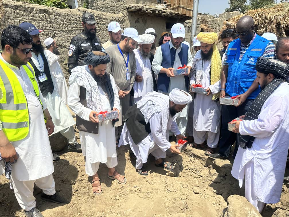 Houses for dozens of families being constructed in Laghman