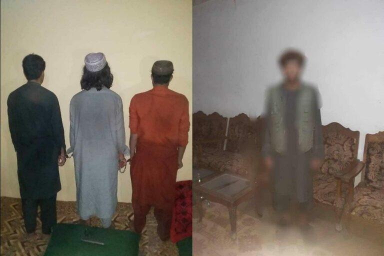 4 men arrested in Parwan, Kapisa on murder charges