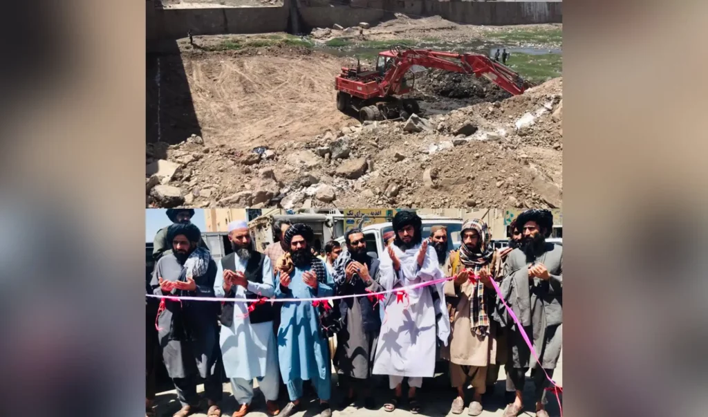 کار ساخت یک پل به ارزش هشت و نیم میلیون افغانی در شهر هرات آغاز شد