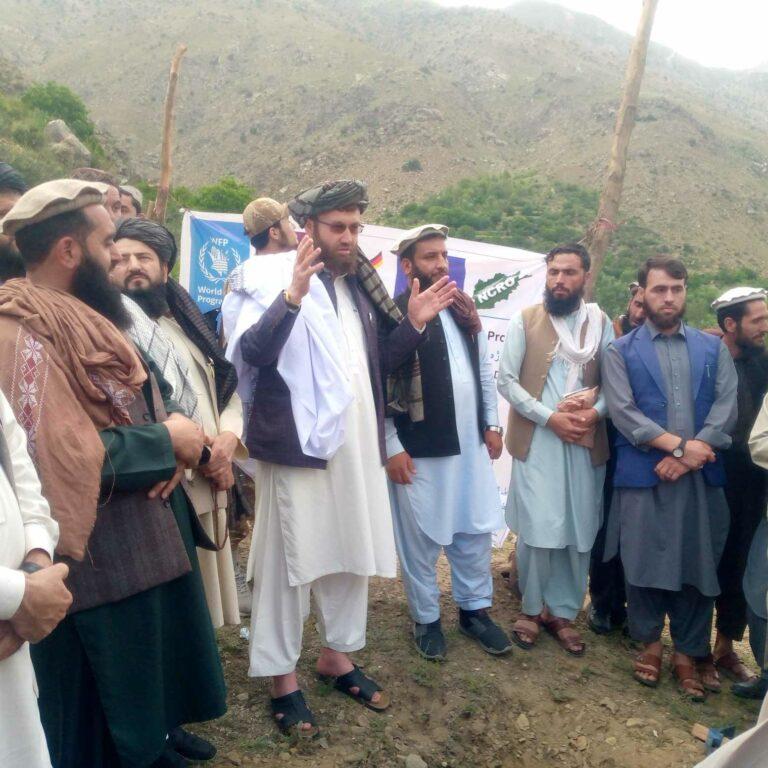 آغاز کار ساخت دو کانال در نورستان؛ برای ۳۷۰ تن زمینۀ کار فراهم شد