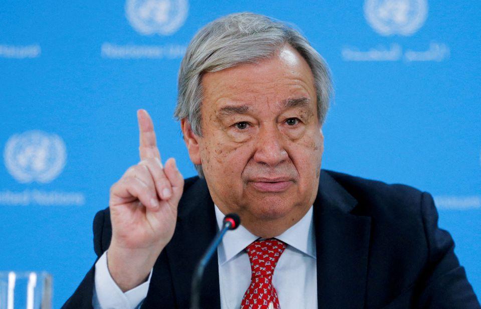 Total elimination of nukes key to peace: Guterres
