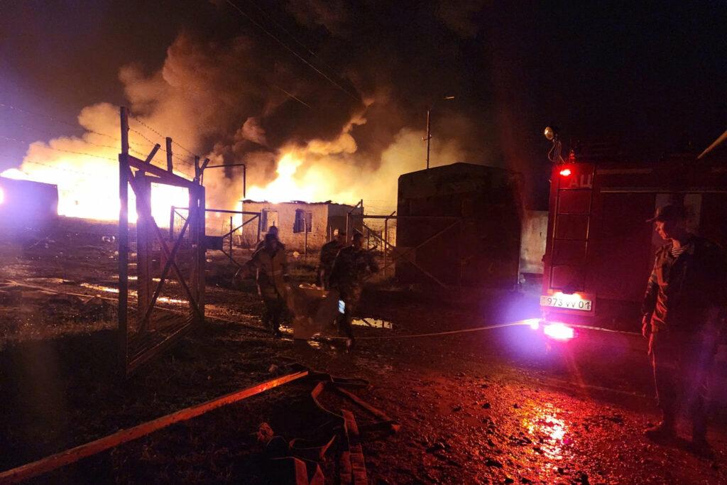 انفجار در یک ذخیره‌گاه سوخت در قره‌باغ آذربایجان؛ ۲۰ تن جان باخته‌ و ۲۹۰ تن زخمی شده‌اند