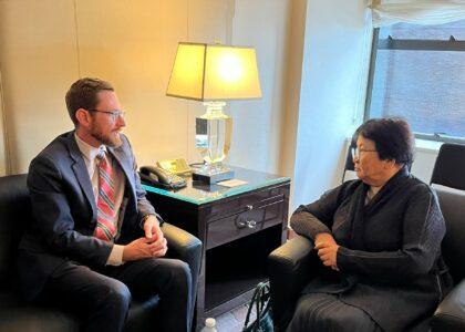 West, Otunbayeva discuss interaction with Afghans