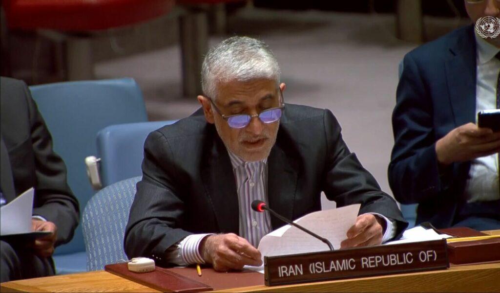 نمایندۀ ایران در سازمان ملل بر لغو تحریم‌های یک‌جانبه علیه افغانستان تاکید کرد