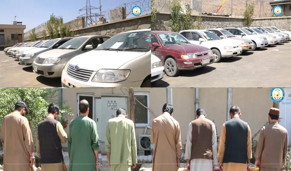 8-member carjackers gang detained in Kabul