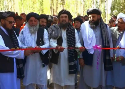 Reconstruction work on 17.5km road launched in Bamyan