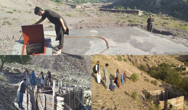 لوګر کې د څښاک اوبو شپږو شبکو بیارغولو چارې پيل شوې