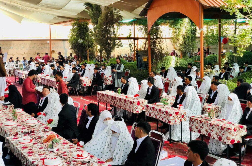 125 couples tie the knot in Balkh mass wedding ceremony