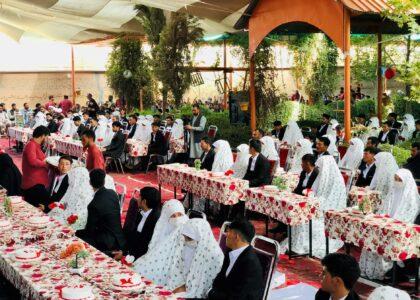 125 couples tie the knot in Balkh mass wedding ceremony