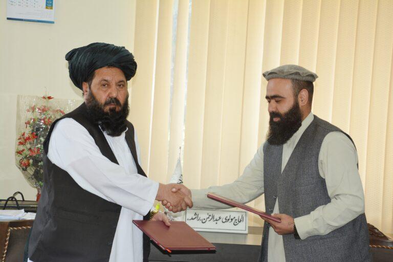 وزارت امور مهاجرین سه تفاهمنامۀ همکاری را با مؤسسات امضاء کرد