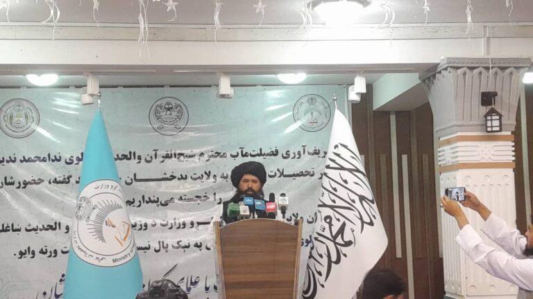 ندیم: تلاش می‌شود به‌زودی پوهنځی طب در پوهنتون بدخشان ایجاد شود