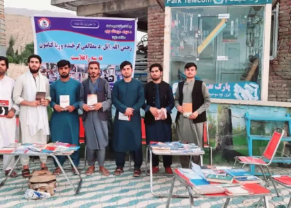 Nangarhar youth wants to take his mobile library everywhere