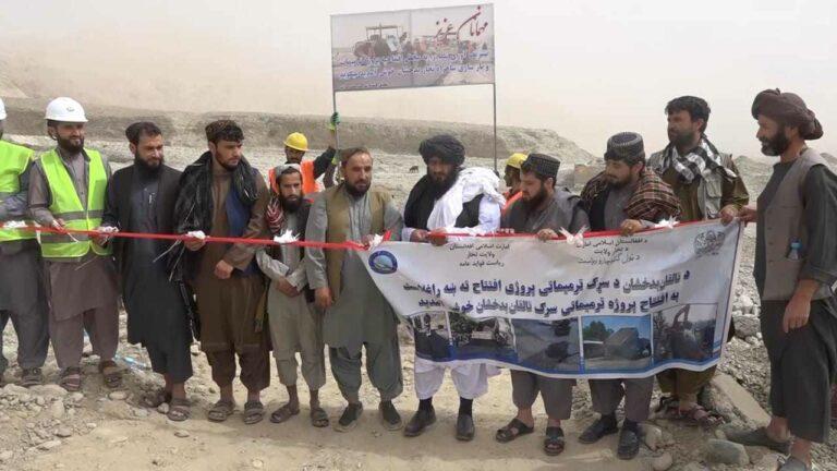 Takhar-Badakhshan road’s repair work kicks off
