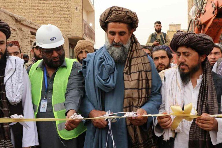 به ارزش ۴۸۰ هزار دالر کار کانکریت‌ریزی یک سرک در سرپل آغاز شد