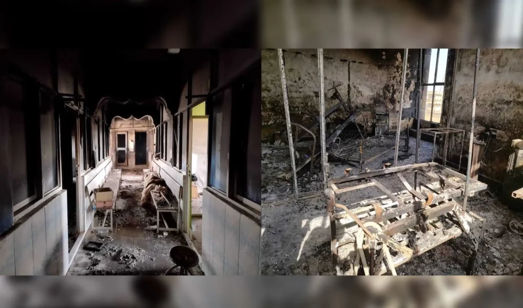 Kunduz blaze: Carpentry market, hospital burned to ashes